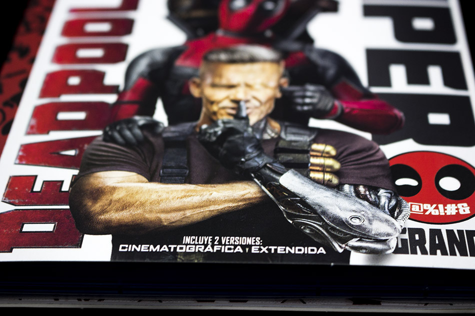 Fotografías de la edición libro de Deadpool 2 en Blu-ray 5