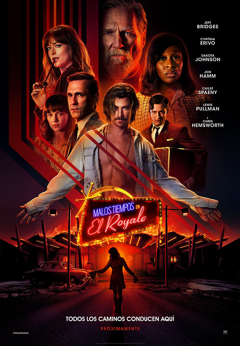 Nuevo tráiler de Malos Tiempos en El Royale, dirigida por Drew Goddardcon