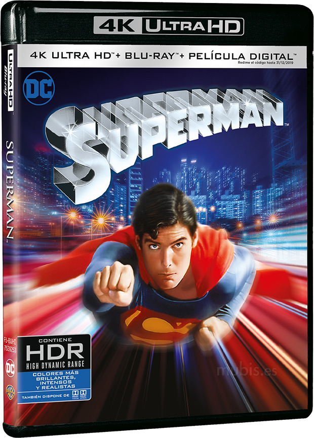El clásico Superman ha sido anunciado internacionalmente en UHD 4K [actualizado]