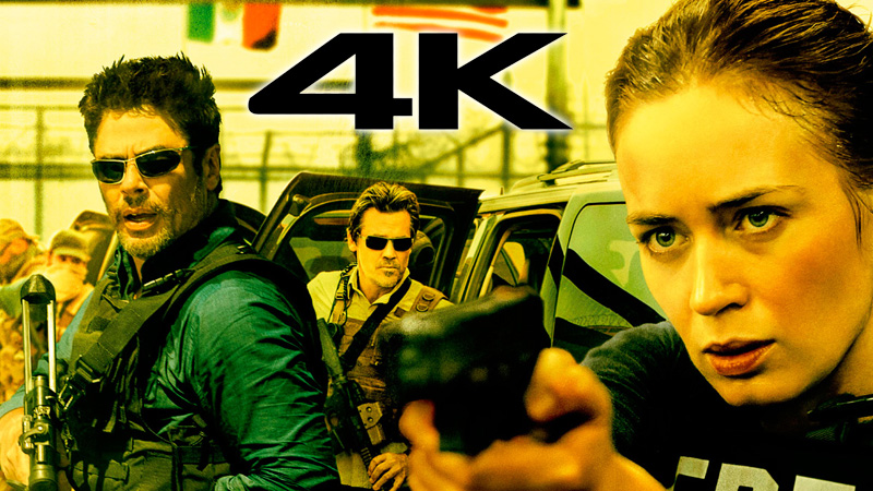 Anuncio oficial de la película Sicario en UHD 4K en España