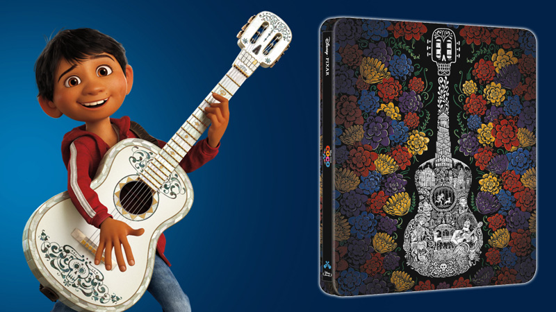 "Nuevo" Steelbook de Coco en Blu-ray con el disco de extras