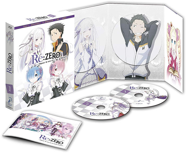 Detalles del Blu-ray de Re:ZERO Parte 1 - Edición Coleccionista 1