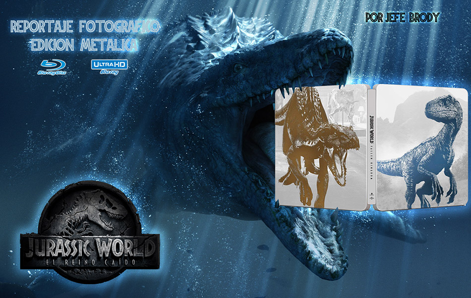 Fotografías del Steelbook 4K de Jurassic World: El Reino Caído 1