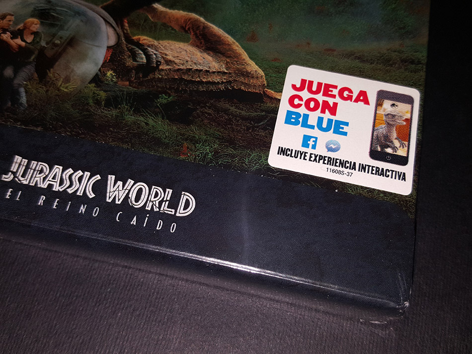  Fotografías del Steelbook de Jurassic World: El Reino Caído en Blu-ray 3D y 2D 3