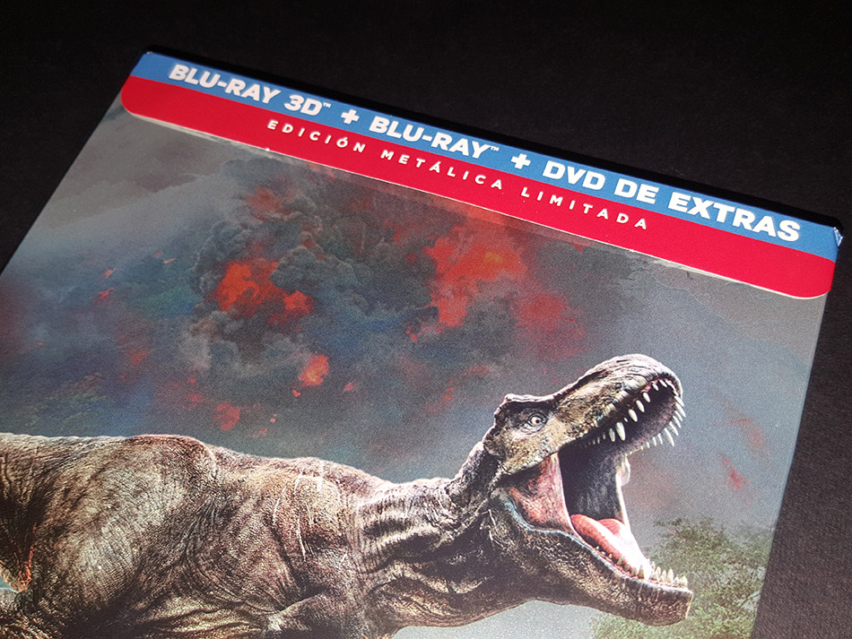  Fotografías del Steelbook de Jurassic World: El Reino Caído en Blu-ray 3D y 2D 6
