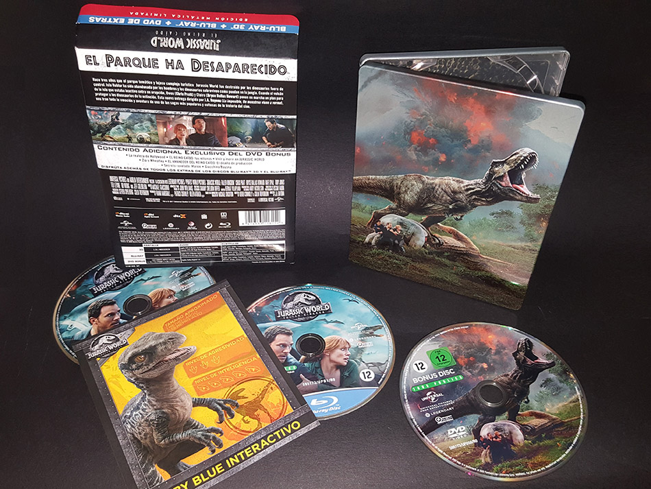  Fotografías del Steelbook de Jurassic World: El Reino Caído en Blu-ray 3D y 2D 28