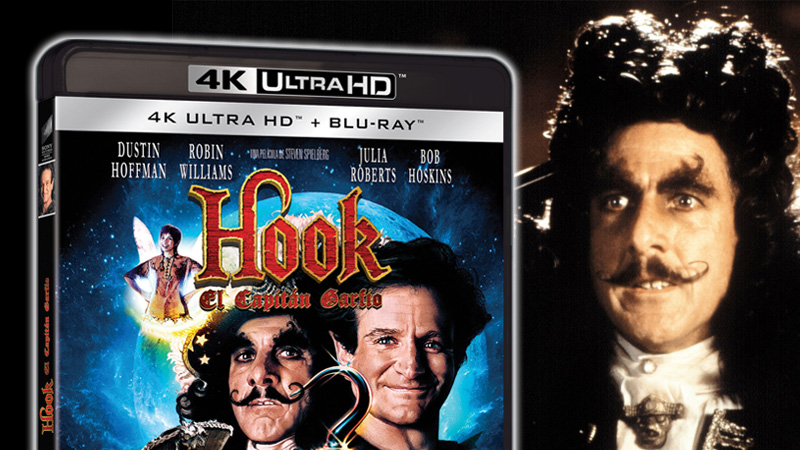 Hook (El Capitán Garfio) en UHD 4K con escenas eliminadas