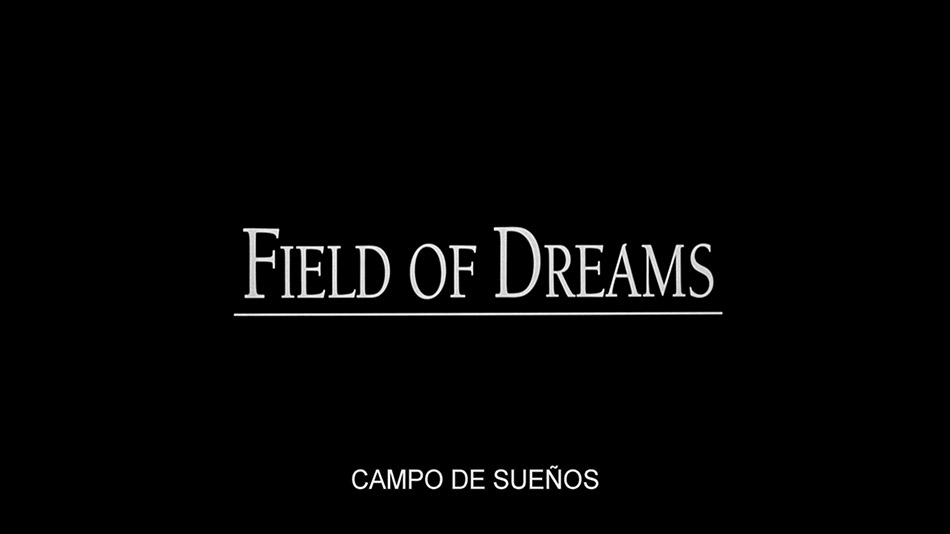 Capturas y menús de la edición especial de Campo de Sueños en Blu-ray 4