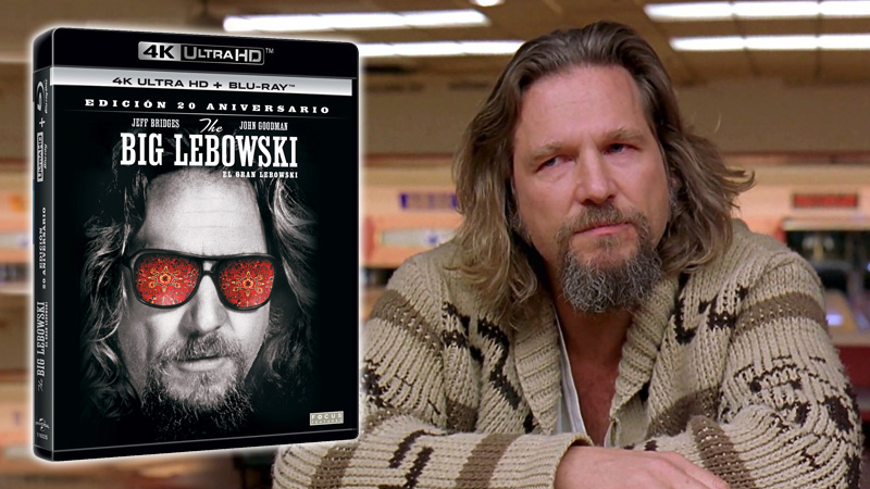 Carátula y contenidos del UHD 4K de El Gran Lebowski