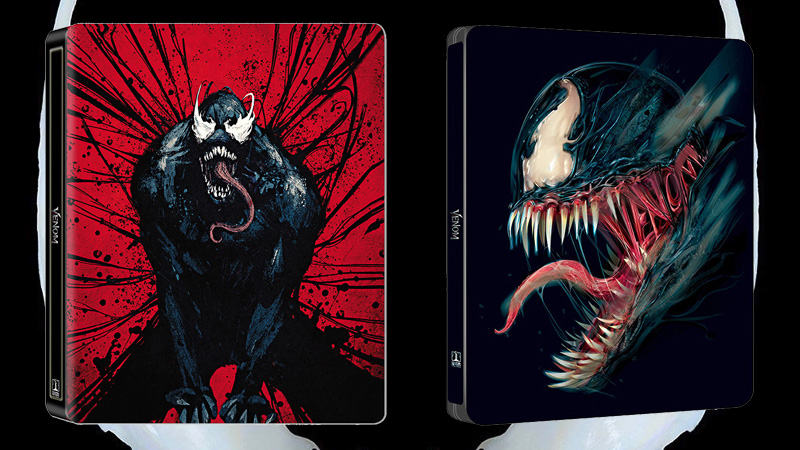 Dos Steelbook de Venom en Blu-ray anunciados en España