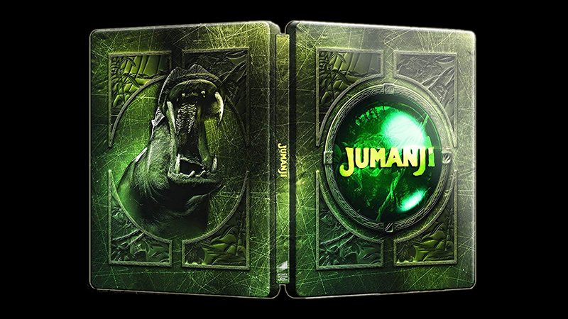 Steelbook con Jumanji y Jumanji: Bienvenidos a la Jungla en Blu-ray