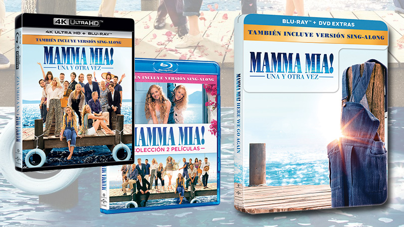 Mamma Mia! Una y otra vez en Blu-ray, Steelbook y UHD 4K