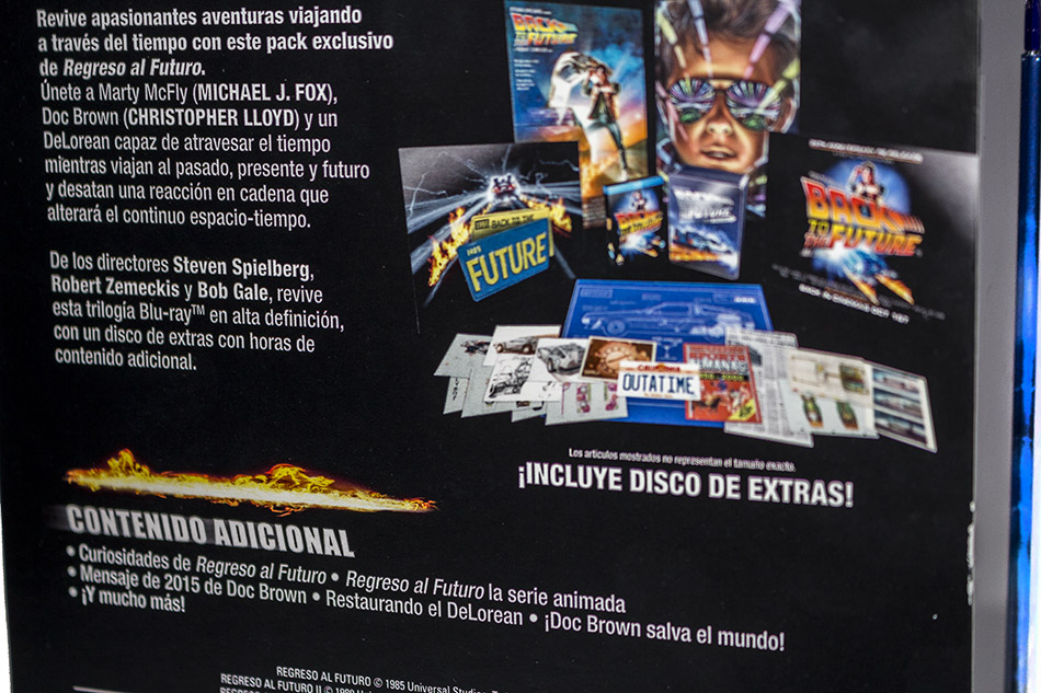 Fotografías de la edición coleccionista de la Trilogía Regreso al Futuro en Blu-ray 6