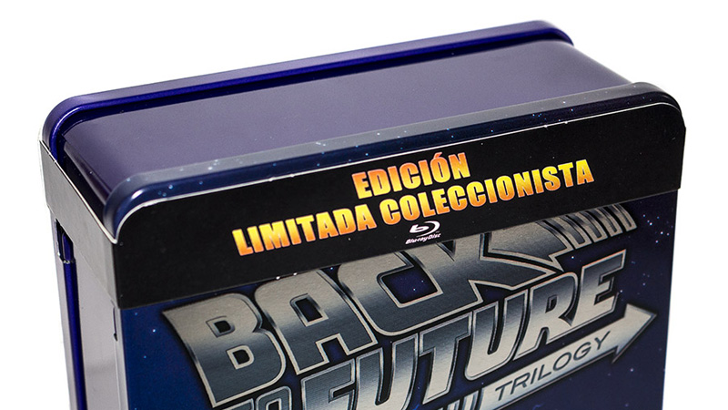 Fotografías de la edición coleccionista de la Trilogía Regreso al Futuro en Blu-ray