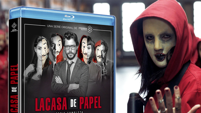 Ahora sí, comienza a editarse la serie La Casa de Papel en Blu-ray