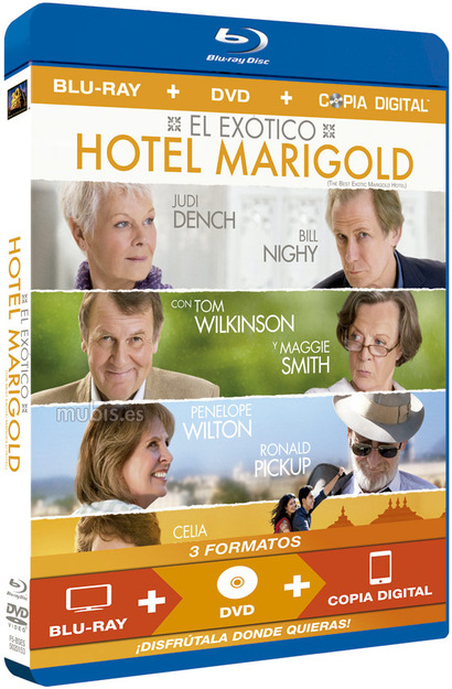 Detalles del Blu-ray de El Exótico Hotel Marigold