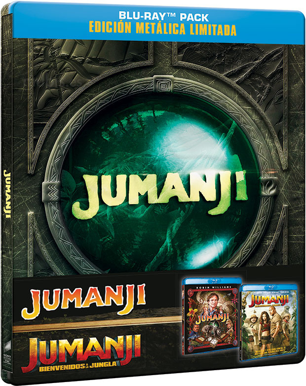 Oferta: Steelbook de Jumanji y Jumanji: Bienvenidos a la Jungla por 12,99 € 1
