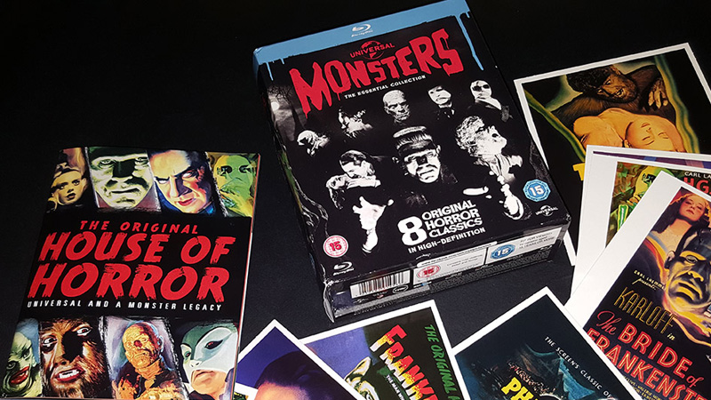 Fotografías de la  Colección Monstruos Clásicos de Universal en Blu-ray (UK)