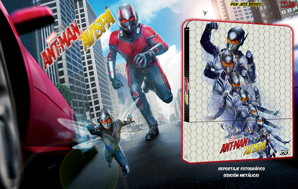 Fotografías del Steelbook de Ant-Man y la Avispa en Blu-ray 3D y 2D 1