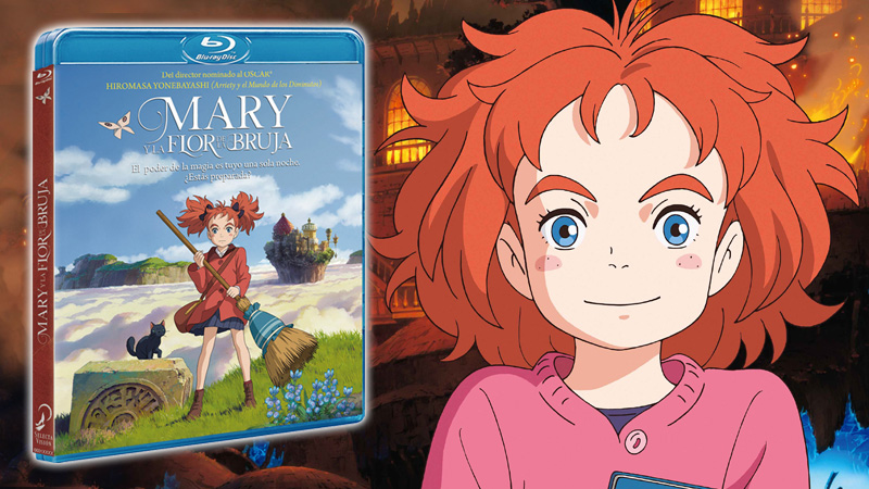 Todos los detalles del anime Mary y la Flor de la Bruja en Blu-ray