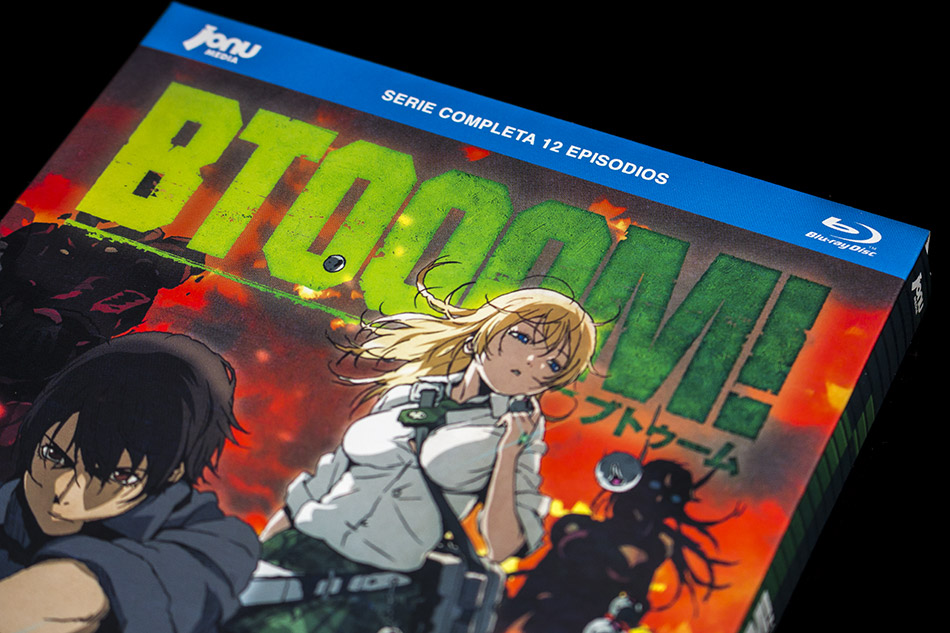 Fotografías del Digipak de la serie Btooom! en Blu-ray 4