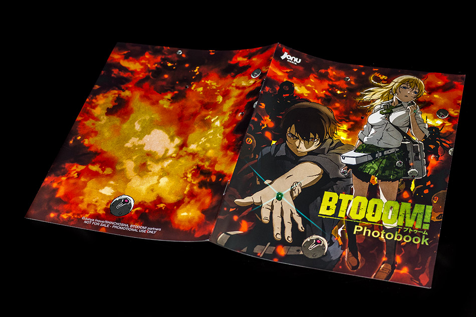 Fotografías del Digipak de la serie Btooom! en Blu-ray 15