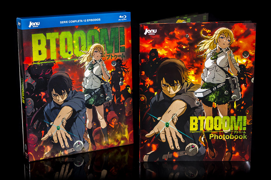 Fotografías del Digipak de la serie Btooom! en Blu-ray 20