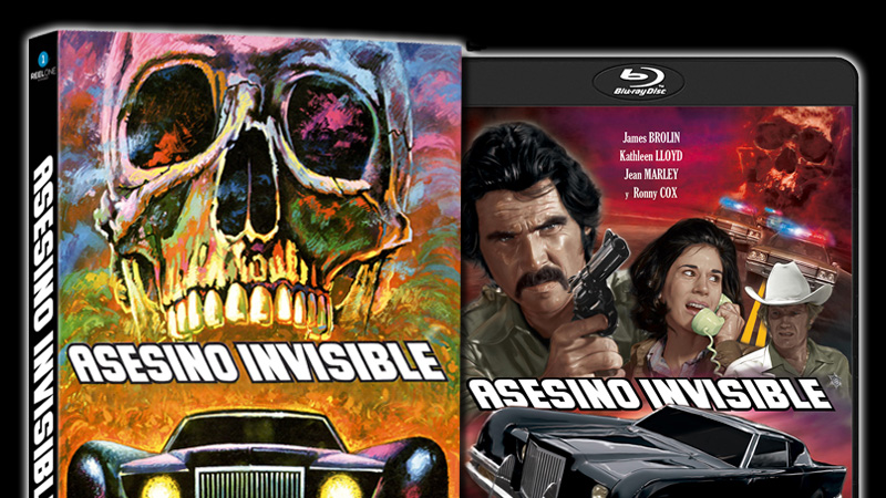 Diseño de la edición española de Asesino Invisible en Blu-ray