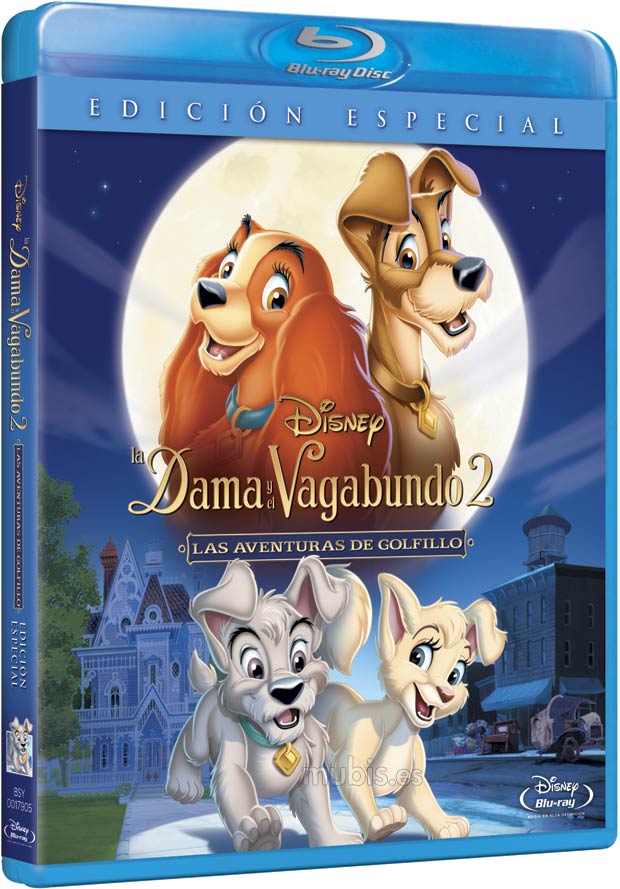 Carátula del Blu-ray de La Dama y el Vagabundo 2: Las Aventuras de Golfillo