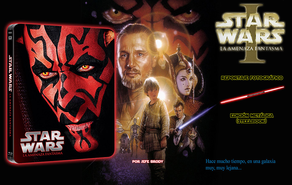 Fotografías del Steelbook de Star Wars Episodio I: La Amenaza Fantasma en Blu-ray 1