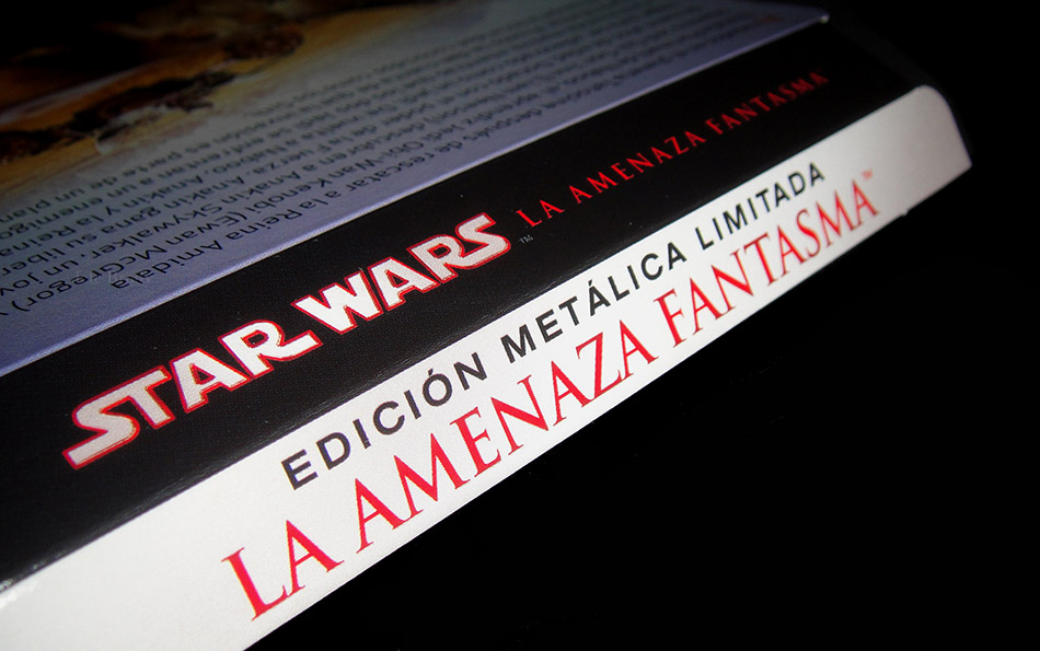 Fotografías del Steelbook de Star Wars Episodio I: La Amenaza Fantasma en Blu-ray 6