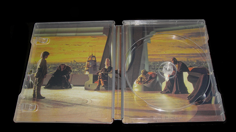 Fotografías del Steelbook de Star Wars Episodio I: La Amenaza Fantasma en Blu-ray 10