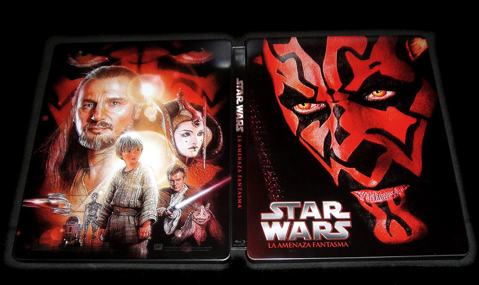 Fotografías del Steelbook de Star Wars Episodio I: La Amenaza Fantasma en Blu-ray 11