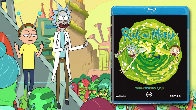 Todos los detalles del Blu-ray de Rick y Morty - Temporadas 1, 2 y 3