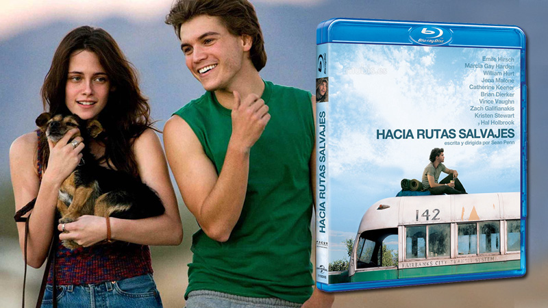 Hacia Rutas Salvajes en Blu-ray, escrita y dirigida por Sean Penn