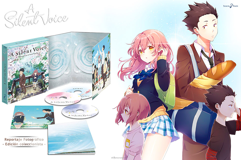 Fotografías de la edición coleccionista de A Silent Voice en Blu-ray 2