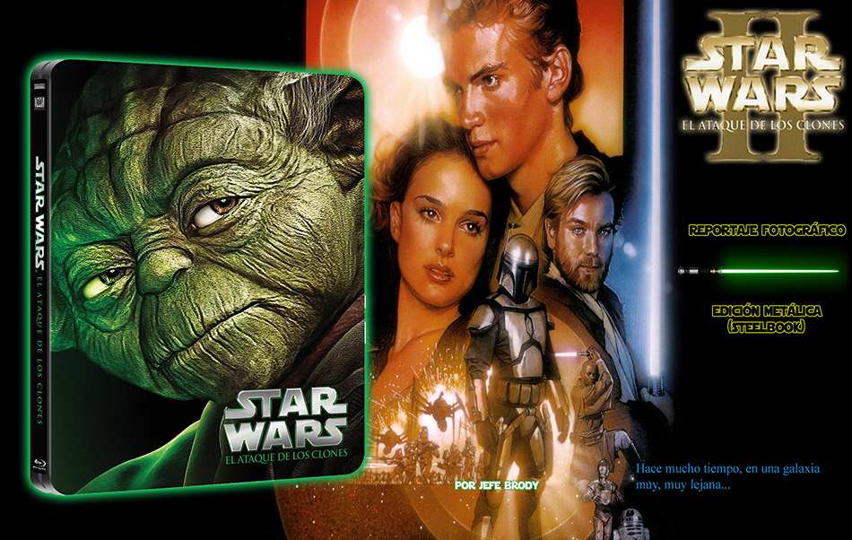 Fotografías del Steelbook de Star Wars Episodio II: El Ataque de los Clones en Blu-ray 1
