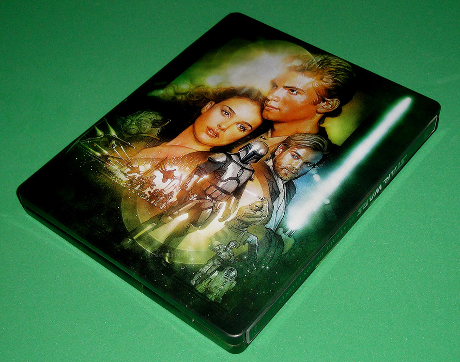 Fotografías del Steelbook de Star Wars Episodio II: El Ataque de los Clones en Blu-ray 3