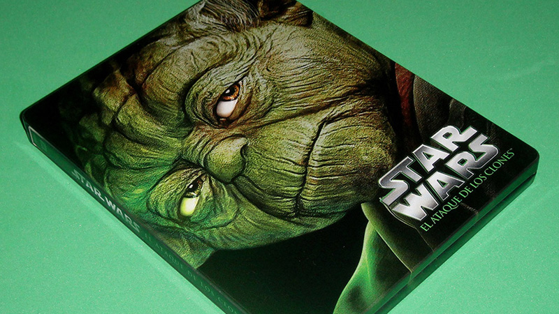 Fotografías del Steelbook de Star Wars Episodio II: El Ataque de los Clones en Blu-ray