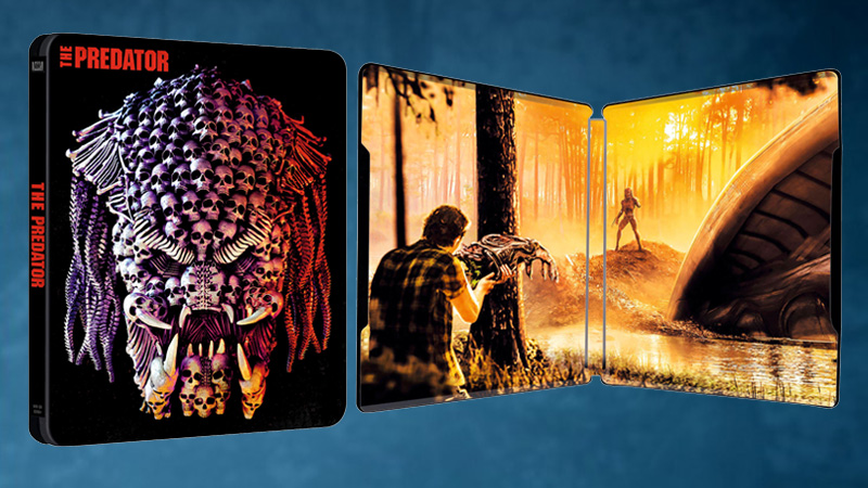 Diseño del Steelbook de Predator en Blu-ray