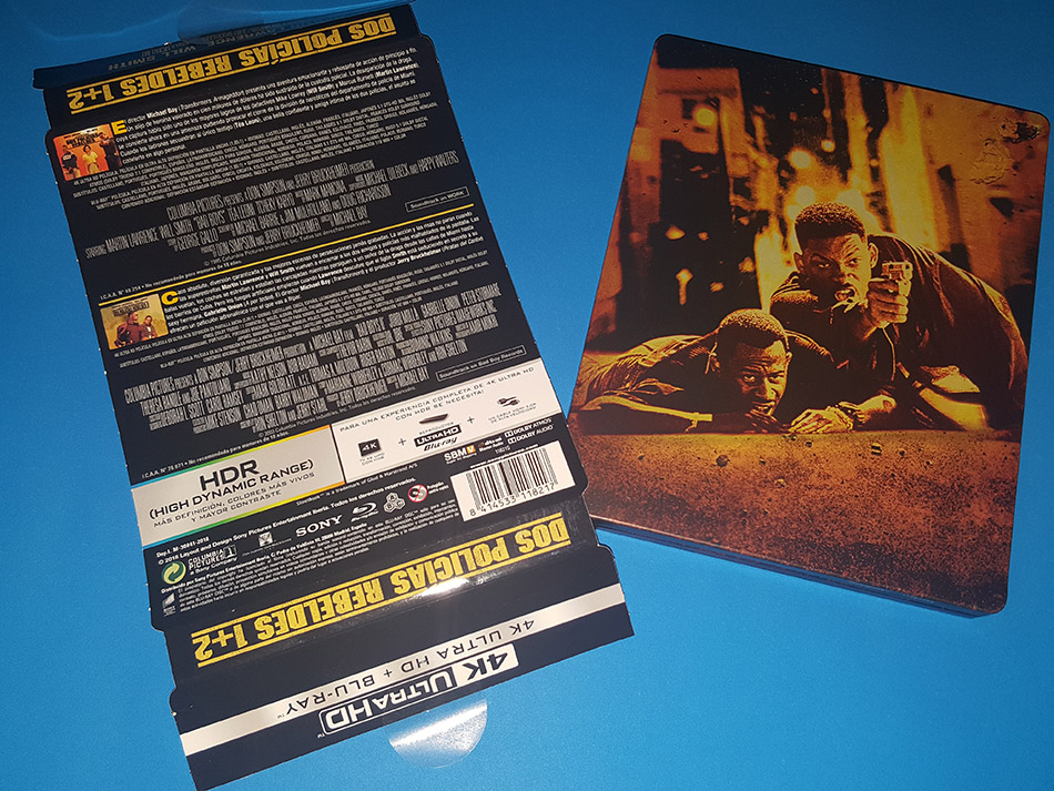 Fotografías del Steelbook de Dos Policías Rebeldes I y II en UHD 4K 6