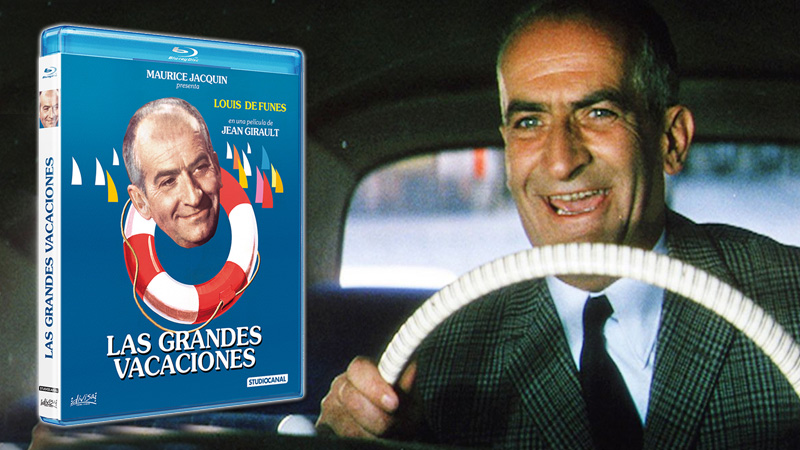Grandes Vacaciones -protagonizada por Louis de Funès- en Blu-ray