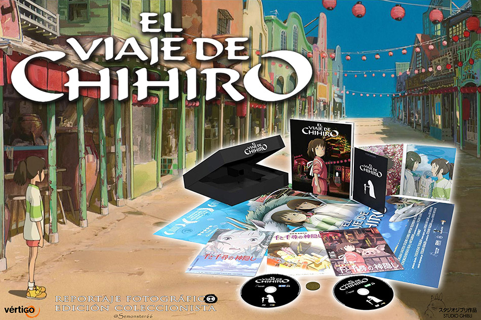 Fotografías de la edición coleccionista de El Viaje de Chihiro en Blu-ray 1