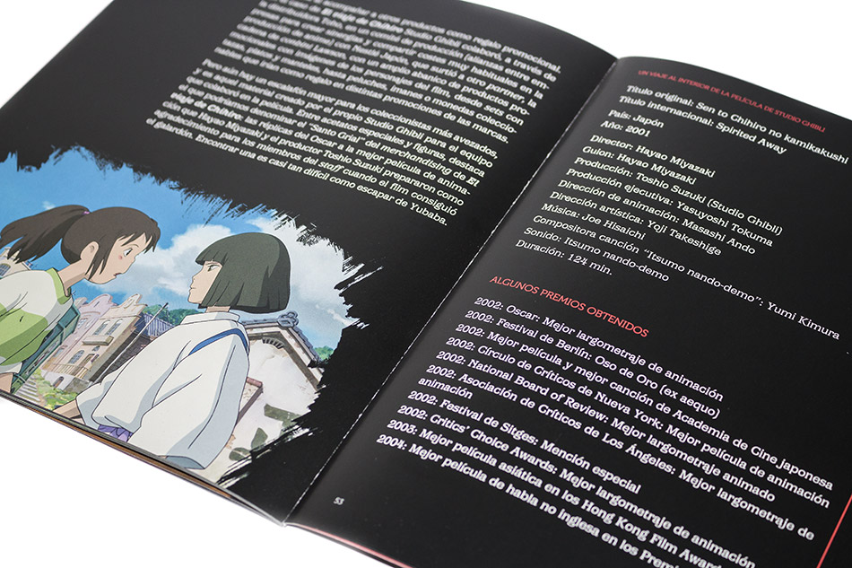 Fotografías de la edición coleccionista de El Viaje de Chihiro en Blu-ray 31