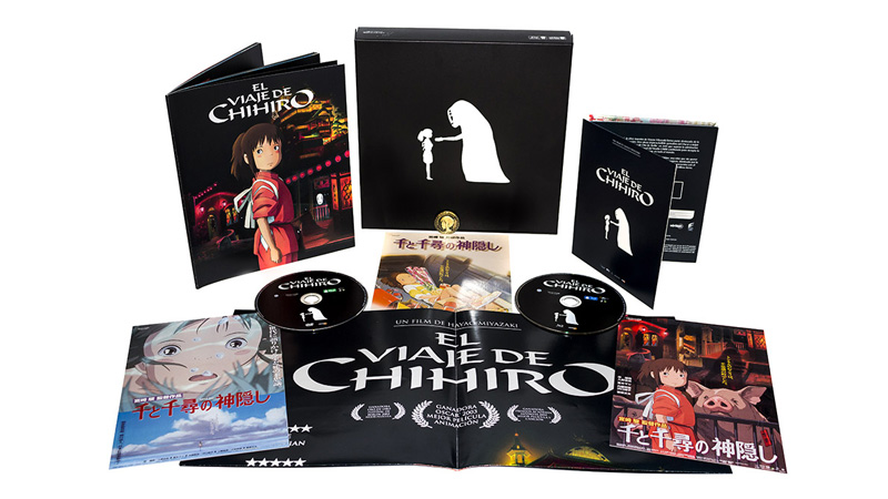 Fotografías de la edición coleccionista de El Viaje de Chihiro en Blu-ray