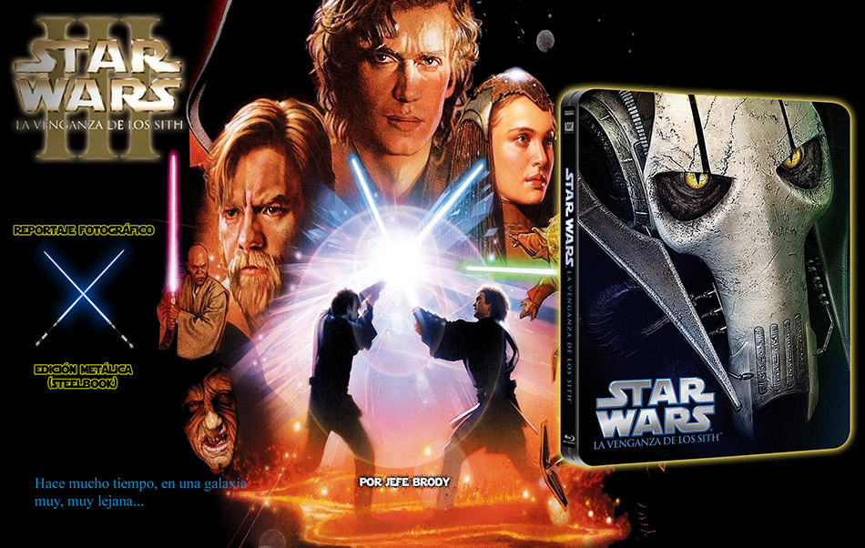 Fotografías del Steelbook de Star Wars Episodio III: La Venganza de los Sith en Blu-ray 1