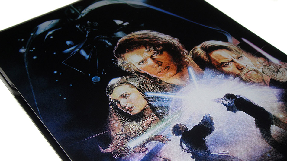 Fotografías del Steelbook de Star Wars Episodio III: La Venganza de los Sith en Blu-ray 3