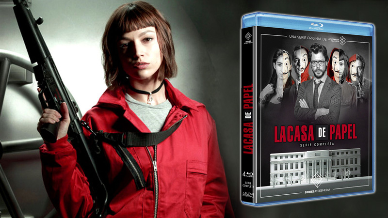 Detalles finales del pack con la serie La Casa de Papel en Blu-ray