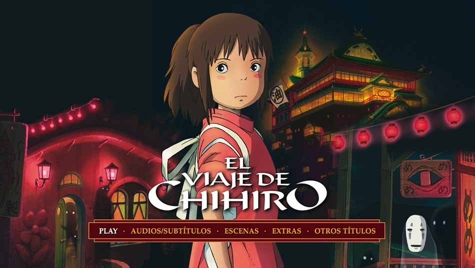 Capturas y menús de El Viaje de Chihiro en Blu-ray 1