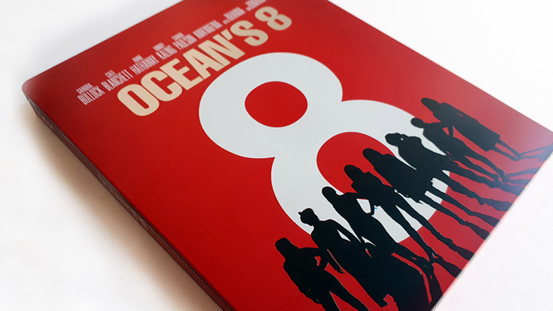 Fotografías del Steelbook de Ocean's 8 en Blu-ray